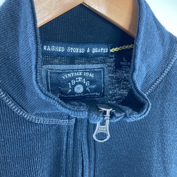 VINTAGE 1946 Men’s Long Sleeve, 1/4 Zip, Mock Neck, Lightweight top Nordstrom - Picture 3 of 5